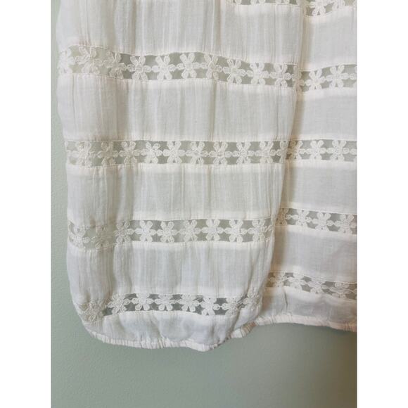 Anthropologie Whitesands Summer Blouse Top Size Xs - Picture 5 of 10